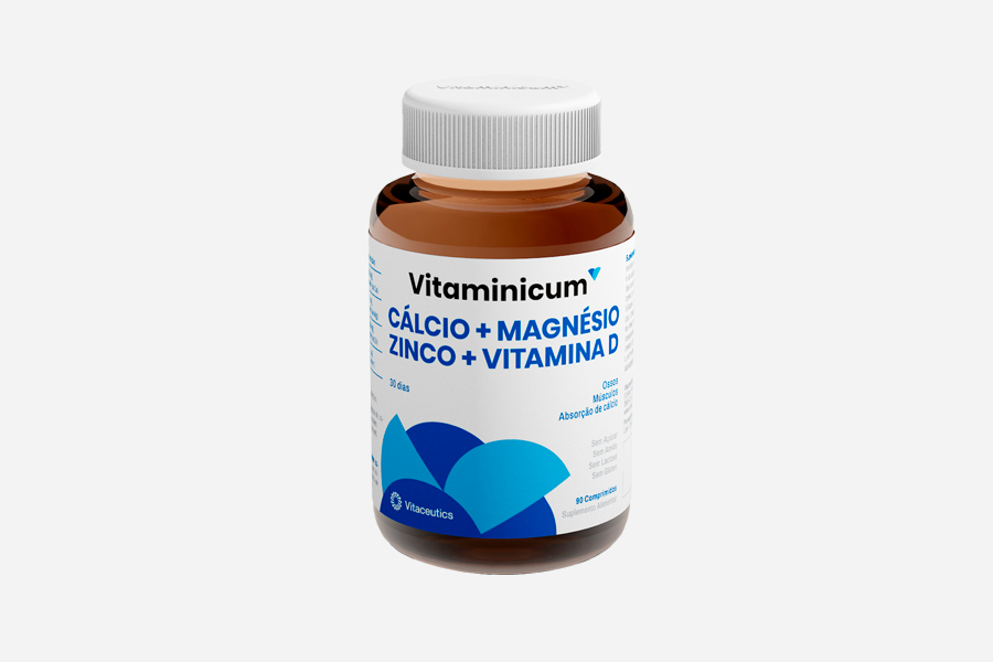 Vitaminicum Cálcio + Magnésio + Zinco + Vitamina D 90comp