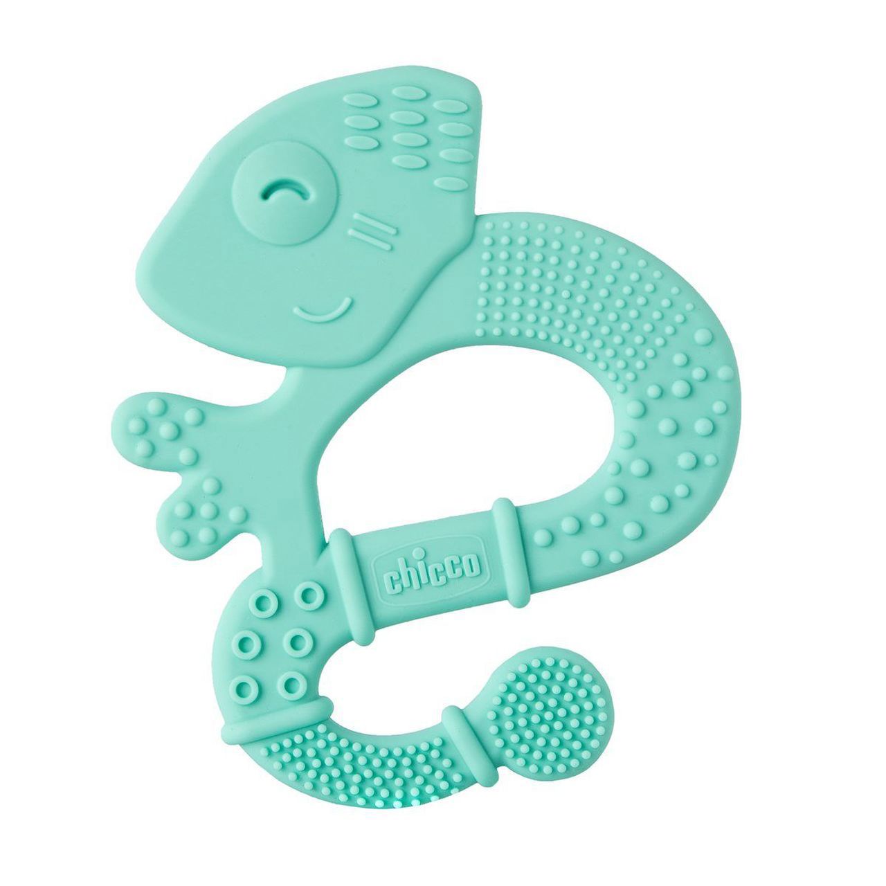 Chicco Anel Denticao Suave Iguana Azul 2M+