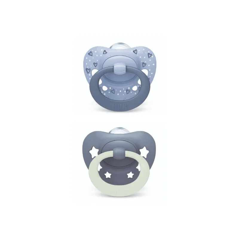 Nuk First Choice Classic Chupeta Silicone Azul 18-36M 2un