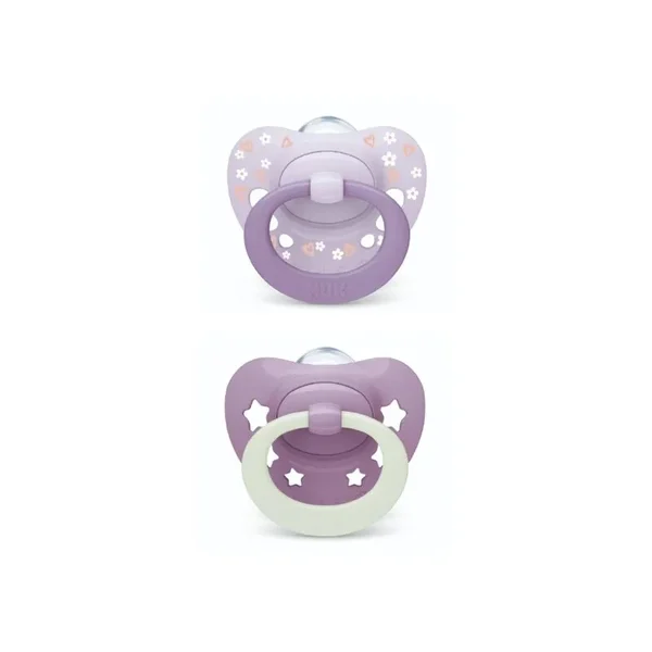 Nuk First Choice Classic Chupeta Silicone Roxo 0-6M 2un