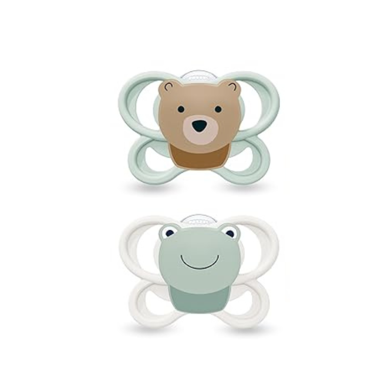 Nuk Perfect Match Air Chupeta Silicone Sapo/Urso 0-6M 2un