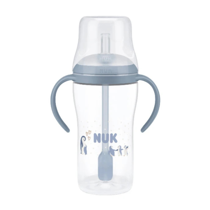 Nuk Perfect Match Biberao Palhinha Azul 8M+ 260ml