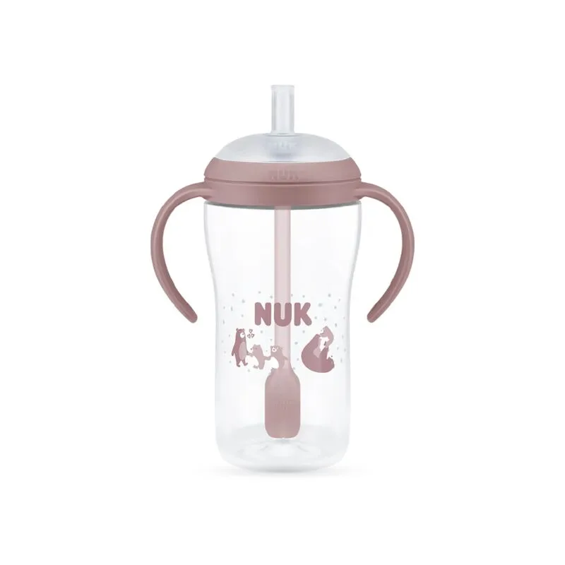 Nuk Perfect Match Biberao Palhinha Rosa 8M+ 260ml
