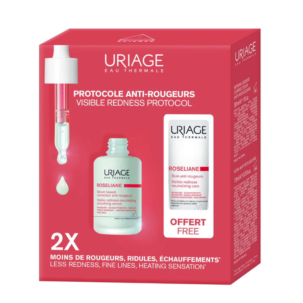 Uriage Roseliane Pack Antivermelhidao Serum 30ml + Creme 40ml
