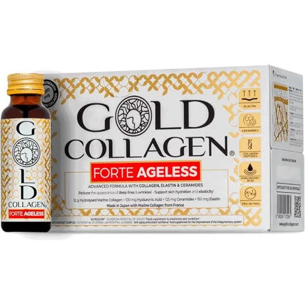 Gold Collagen Forte Ageless Solução 50ml 10un