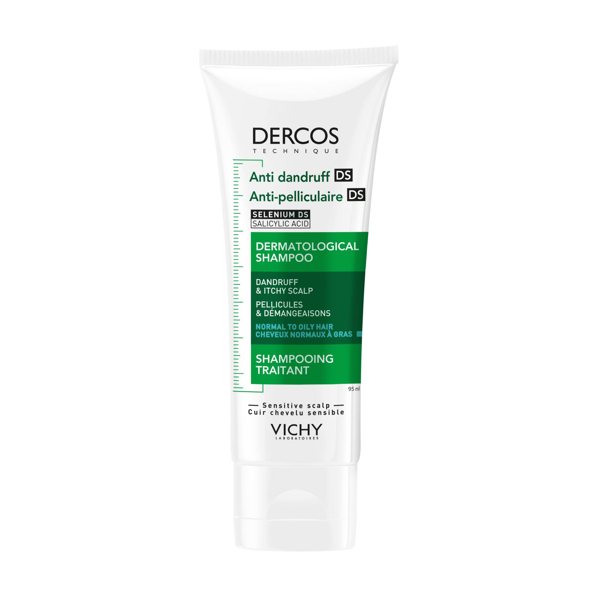 Vichy Dercos Anti-Caspa DS Champô Cabelo Normal/Oleoso 95ml