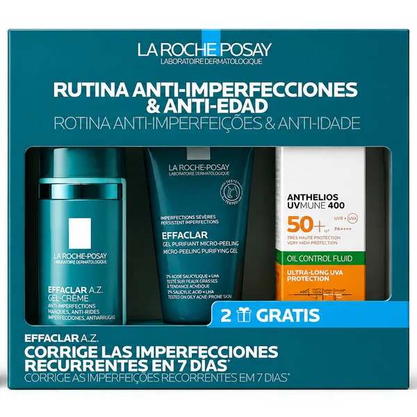 La Roche Posay Rotina Effaclar Anti-Imperfeições e Anti-Idade Coffret
