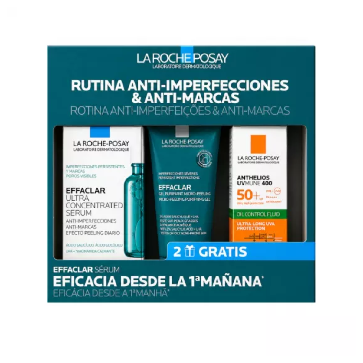 La Roche Posay Rotina Effaclar Anti-Imperfeições e Anti-Manchas Coffret