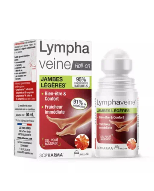 Lymphaveine Roll-on Gel Massagem 50ml