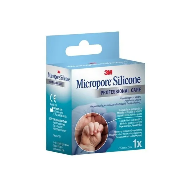 3M Micropore Adesivo in Silicone 2,5cmx5m