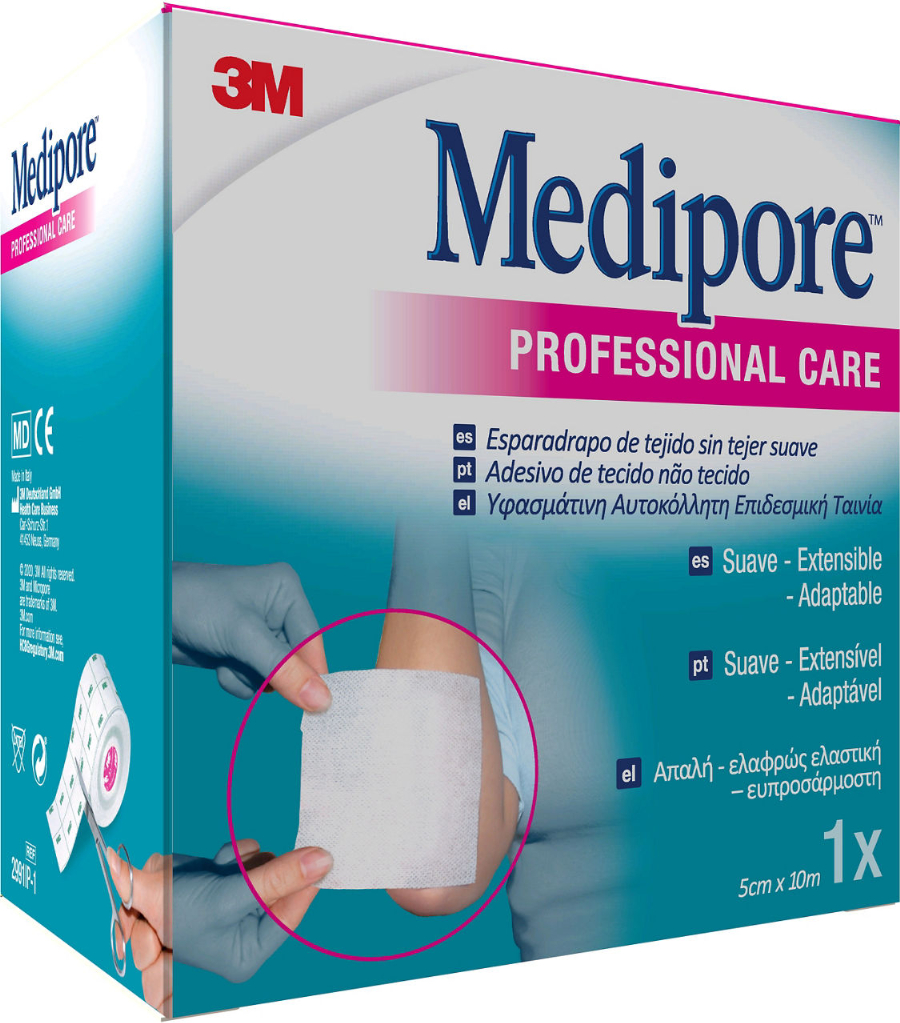 3M Medipore Adesivo Suave TNT 10mX5cm