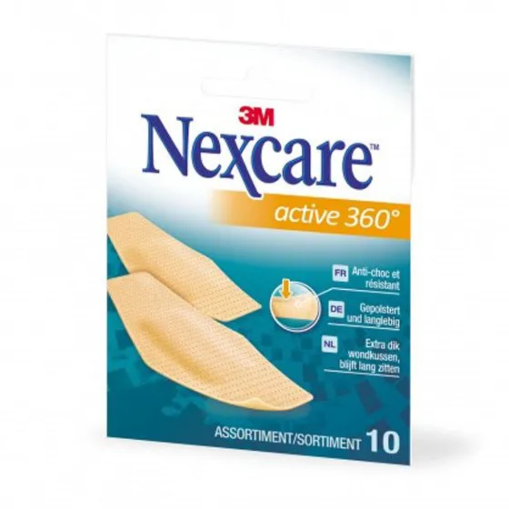 3M Nexcare Active 360 Pensos Sortidos 10un