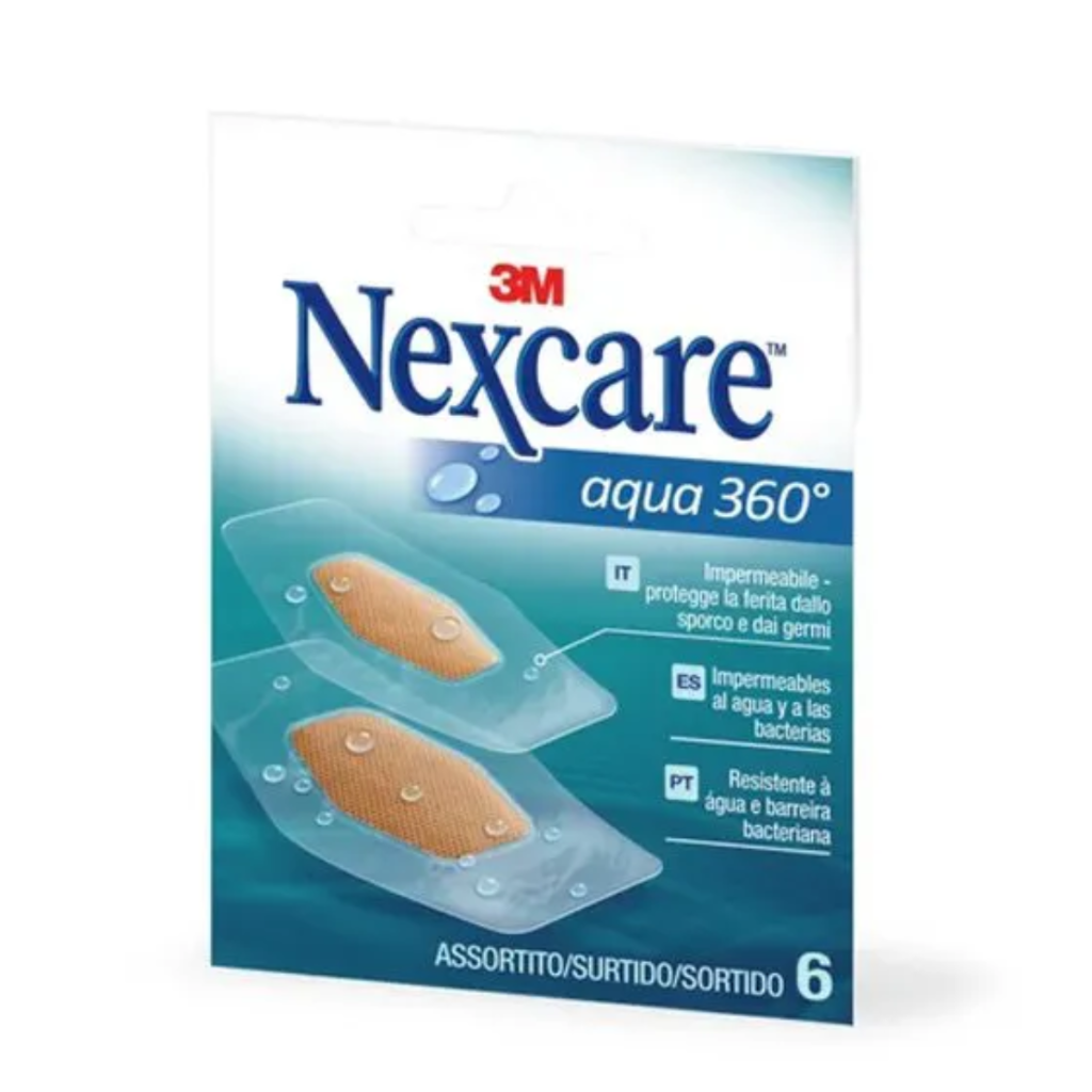 3M Nexcare Aqua 360 Pensos Sortidos 6un