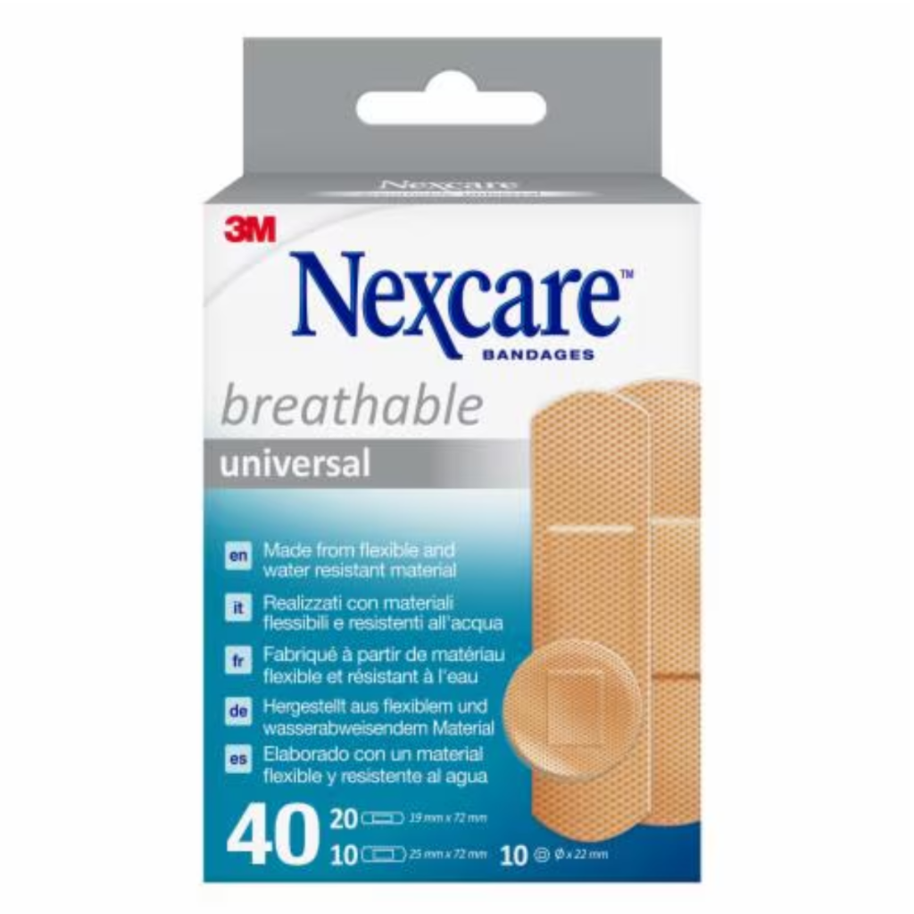 3M Nexcare Universal Pensos Sortidos 3Tam 40un