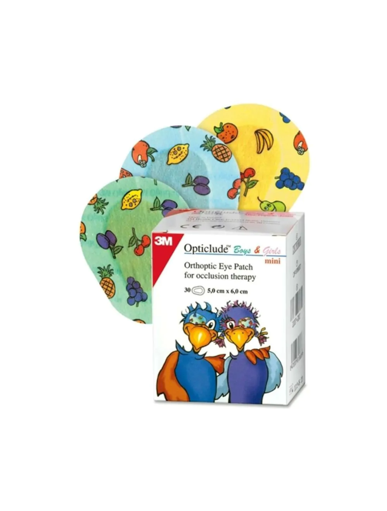 3M Opticlude Mini Bende Occhi per Bambini - 30 pezzi