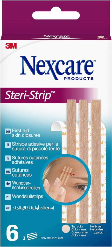 3M Steri-Strip Suture Strip 3 Strips 6x75mm