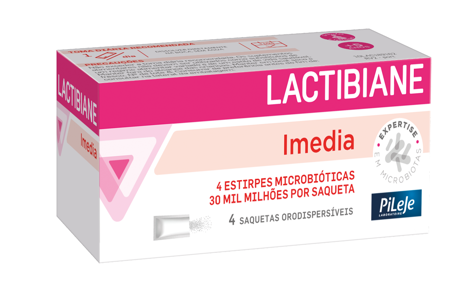 Pileje Lactibiane Imedia 4 Saquetas Orodispersíveis
