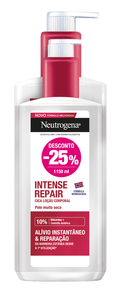 Neutrogena Corpo Loção Reparação Intensa 750ml + 400ml Pack
