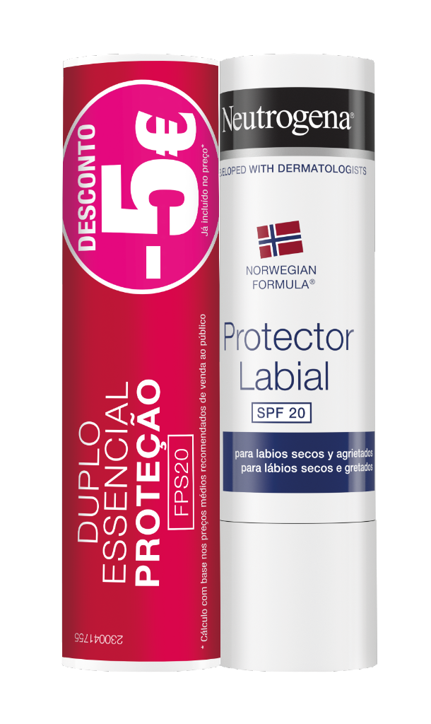 Neutrogena Stick Labial FPS20 Pack Duplo