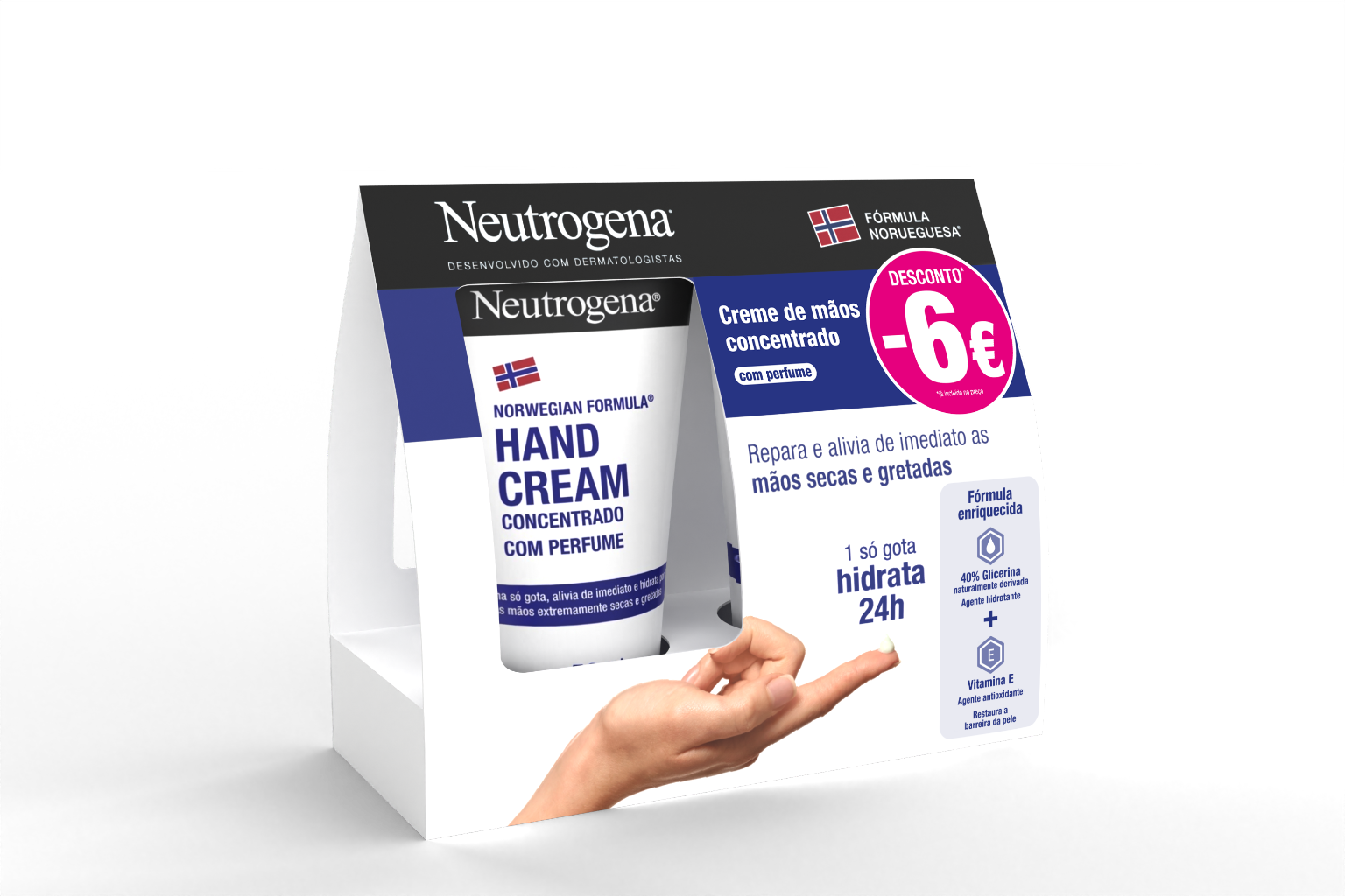 Neutrogena Creme Maos Concentrado C/Perfume 50ml Pack Duplo