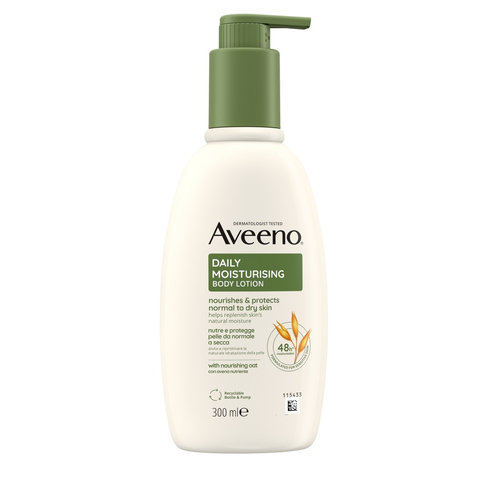 Aveeno Daily Moisturising Loção Corporal S/ Perfume 300ml
