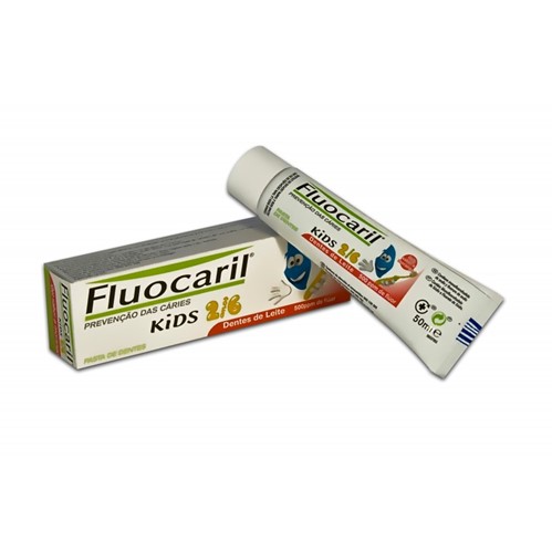 Fluocaril Junior Gel Dentífrico Sabor a Morango 2-6 Anos - 50ml