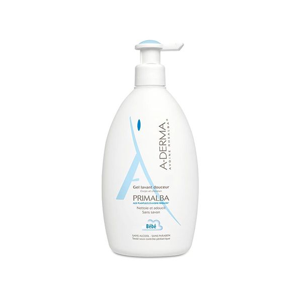 A-Derma Primalba Gel Limpeza Corpo Cabelo 500ml