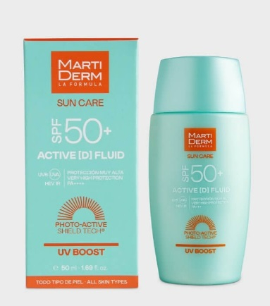 Martiderm Active D Fluid - 50ml com Fator de Proteção Solar 50+