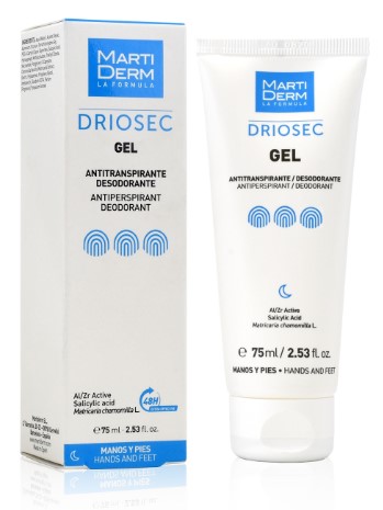 Martiderm Desodorizante Gel Driosec - 75 mL