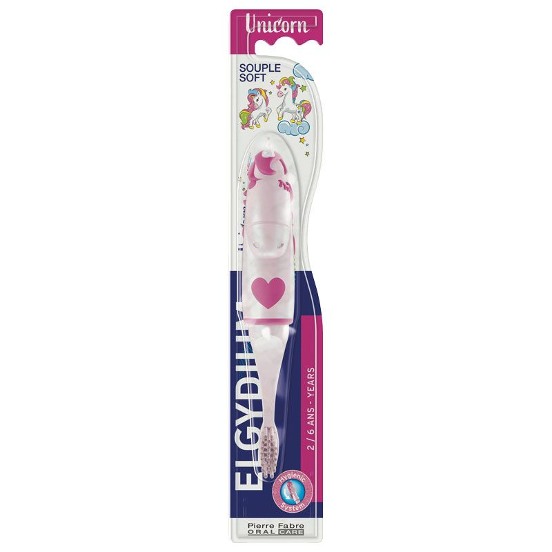 Elgydium Kids Unicorn Escova Dent Soft 2-6A 1un