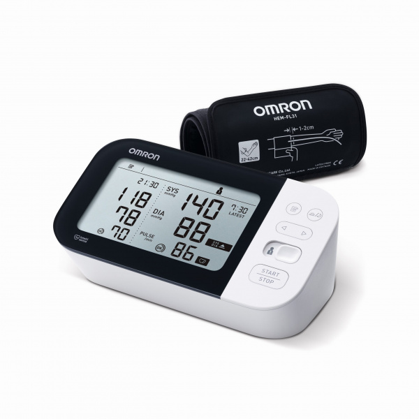 Omron Intelli M7 Automatisches Blutdruckmessgerät für den Oberarm Hem-7361T