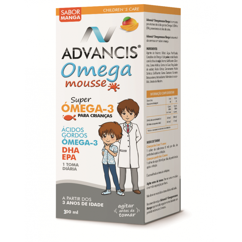 Advancis Mousse de Omega com Aroma a Manga - 100ml
