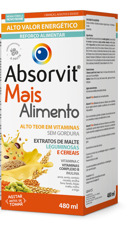 Absorvit Mais Alimento Susp 480ml