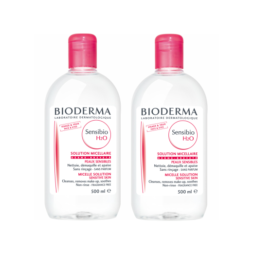 Bioderma Sensibio H2O Agua Micelar 500ml 2un-Promo
