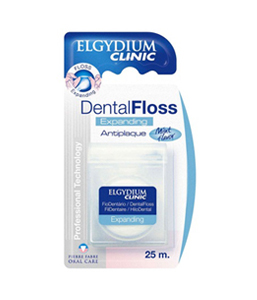 Elgydium Clinic Fio Dental Expansível Branco - 25m