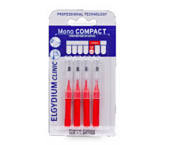 Elgydium Clinic Escovilhão Mono Compact Vermelho (pack de 4 unidades)