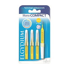 Elgydium Clinic Escovilhão Mono Compact Amarelo (pack de 4 unidades)