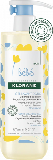 Klorane Bebe Gel Banho Limp Suave 500ml