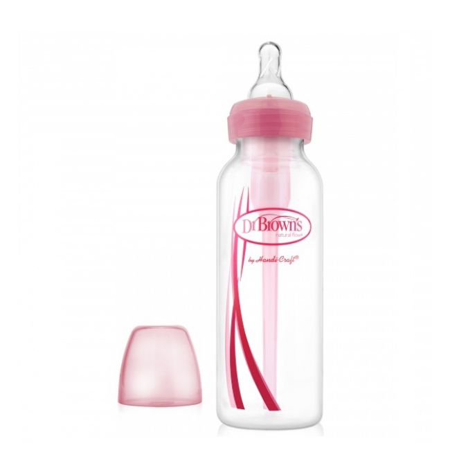 Dr Brown's Options Biberão Silicone Rosa 250ml