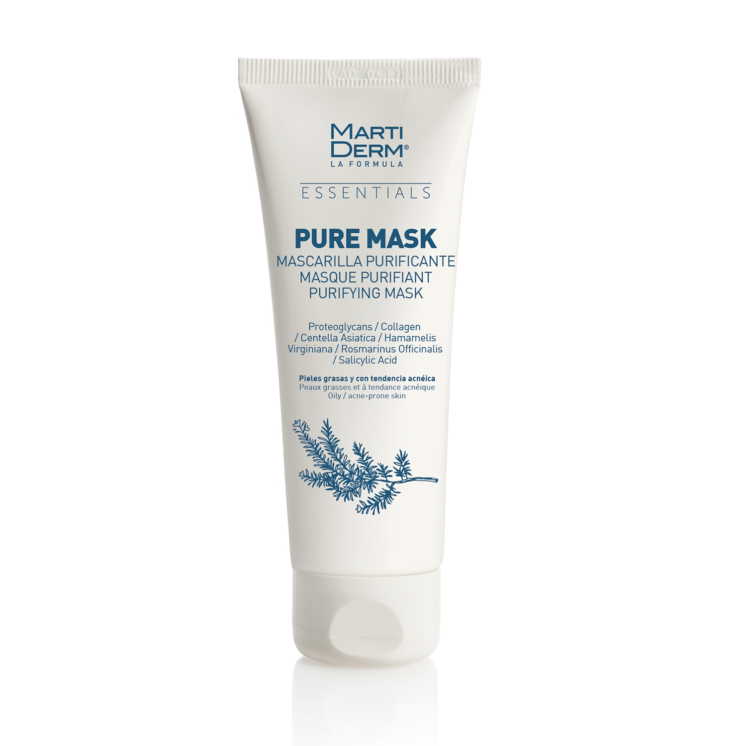 Martiderm Essentials Máscara Purificante Pele Oleosa/Acneica 75ml