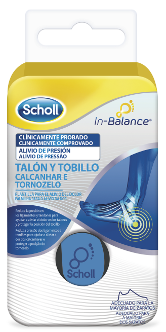 Scholl Palmilhas de Equilíbrio para Calcanhar/Tornozelo_Tam. M (2 unidades)