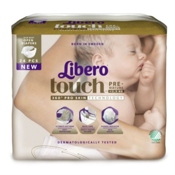 Libero Baby Comfort Pañales Tamaño Prematuro (x24 unidades)