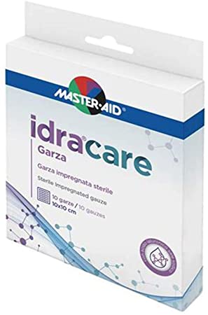 Master-Aid Idracare Gaze Queimaduras 10x10cm 10un