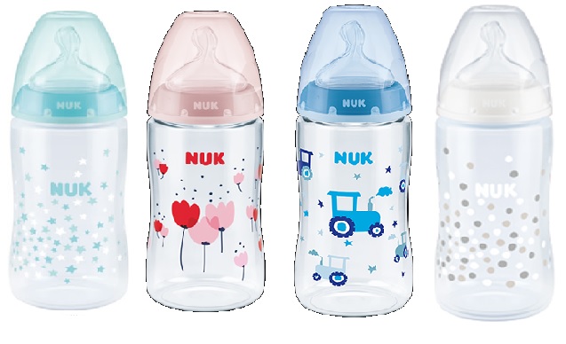 Nuk First Choice+ Bib Ind Temp Sil M 0-6M 300ml