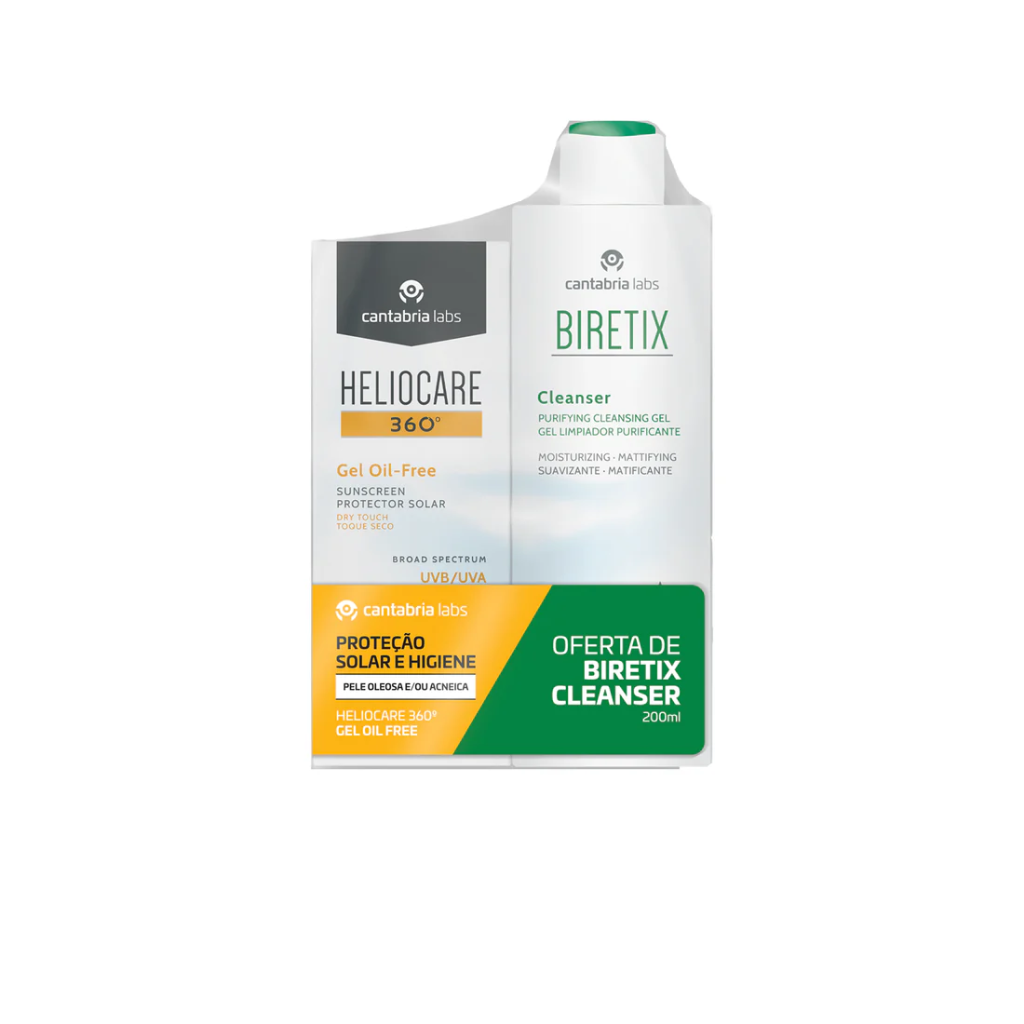 Heliocare 360 Schutzgel LSF50 - 50ml + Geschenk Biretix Gel - 200ml