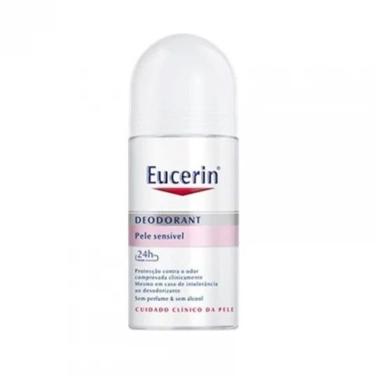 Eucerin Deo Roll On 24h Pele Sensivel 50ml