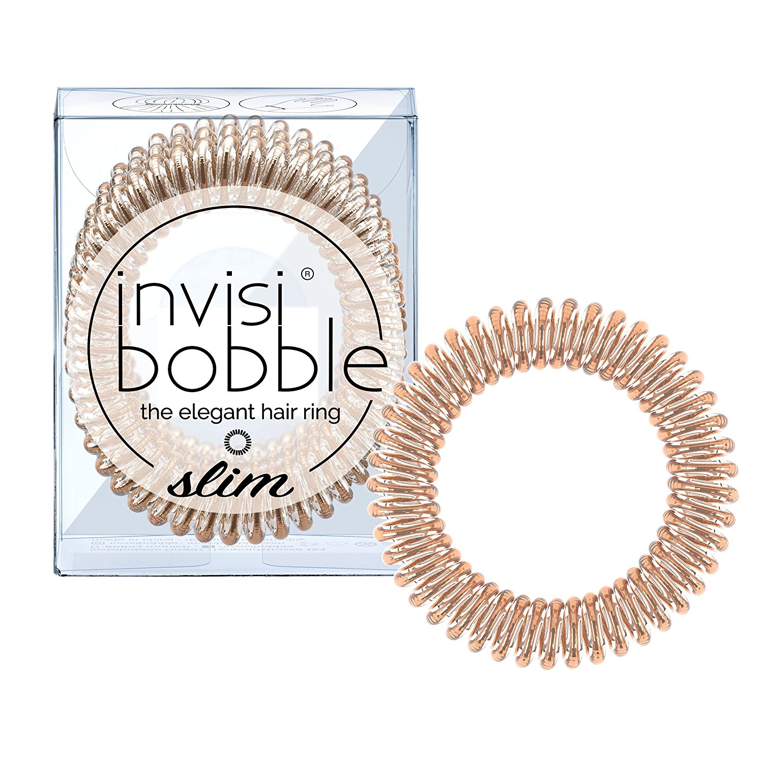 Invisibobble Slim Bronze 3un