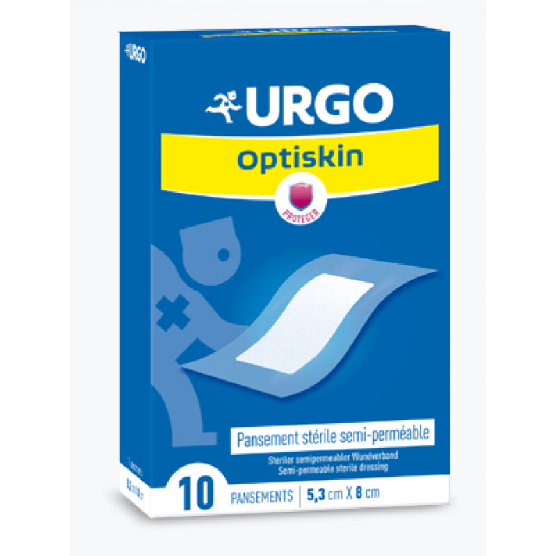 Urgo Optiskin- Caixa 10 pensos (5,3cm x 8cm)