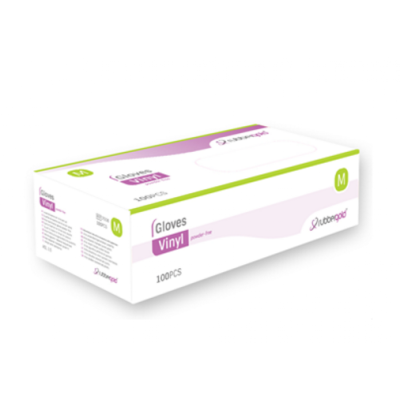 Luvas Exame Rubbergold Vinil S/Po TamS 100un