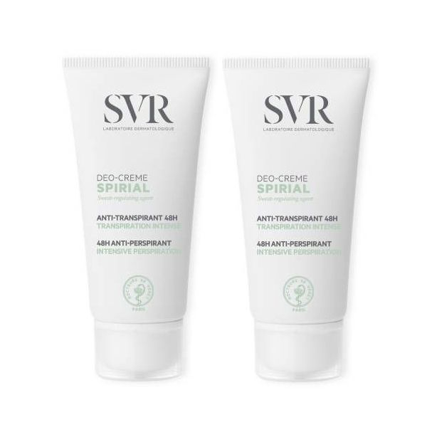 SVR Spirial Creme Anti-Transpirante - 50ml (Pack Duplo)